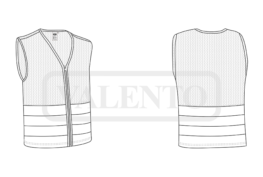 esquema Chaleco ligero A.V. SHELL