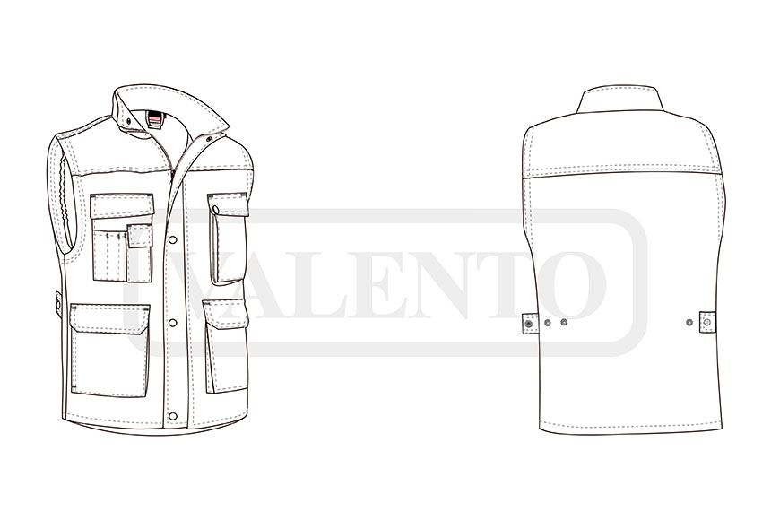 esquema Gilet THUNDER