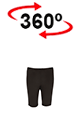 vista 360<sup>0</sup> Pantaloncini ciclismo HUEZ