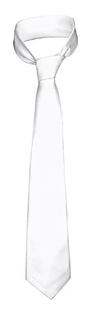corbata MONACO blanco