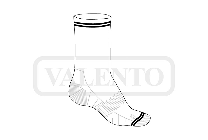 esquema Calcetín deportivo TUCSON