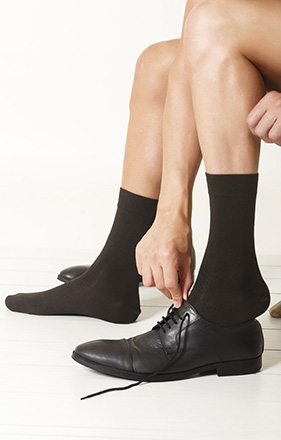 Valento calcetín vestir hilo de Escocia AZOR