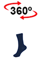 vista 360<sup>0</sup> Calcetín infantil niño CUCO
