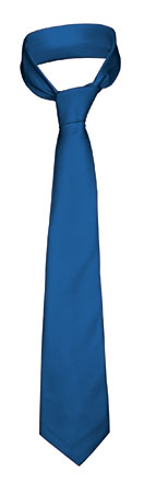 corbata MONACO azul royal