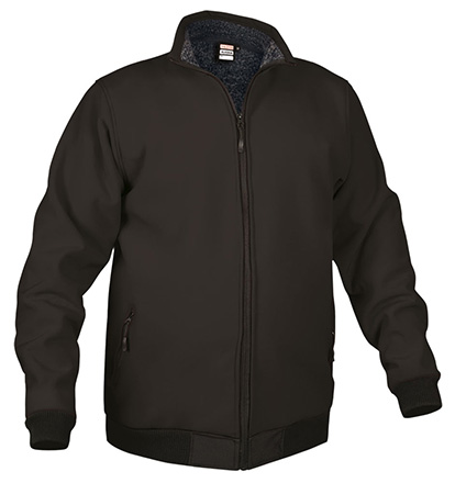chaqueta softshell ALASKA negro