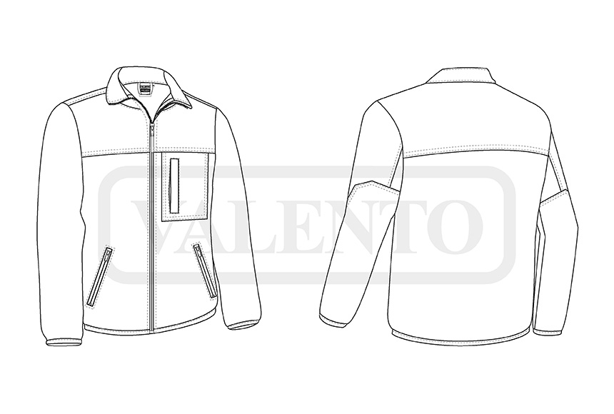 esquema Kurtka z polaru GLASTONBURY