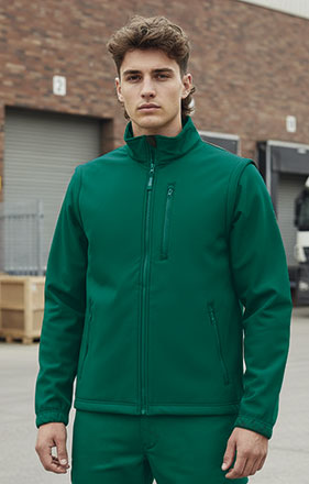 Veste sofshell manches amovibles