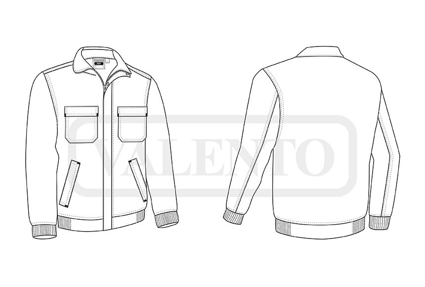 esquema Casaco ignífugo HEAT