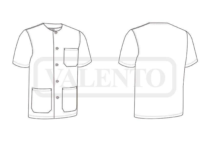 esquema Bluză medicală HELSINKI