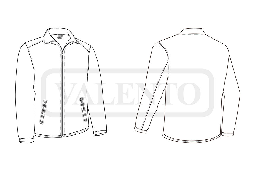 esquema Kurtka z polaru JAMES