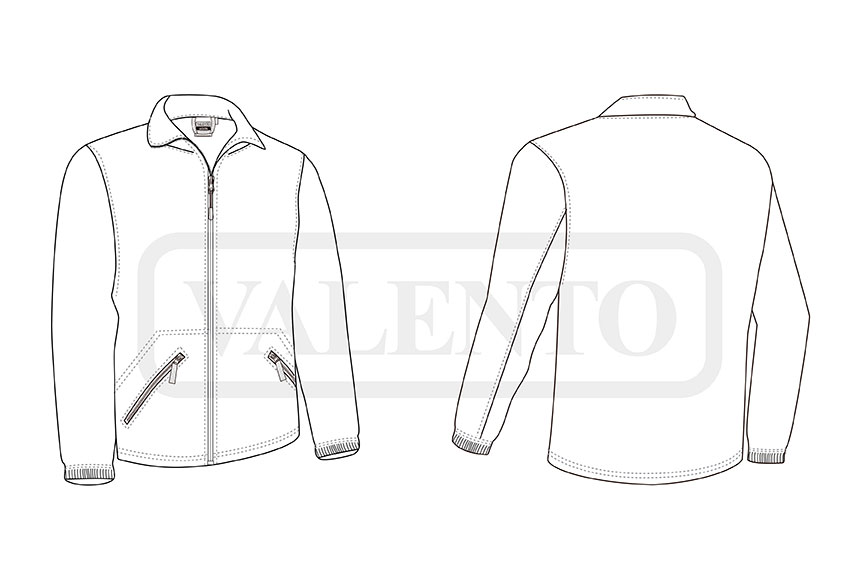 esquema Casaco polar JASON