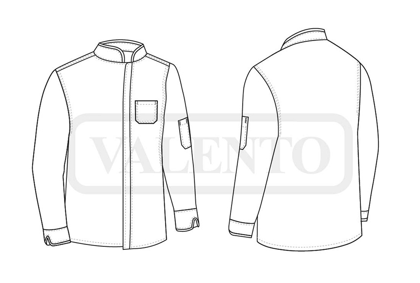 esquema Chaqueta Chef M/L TEMPURA