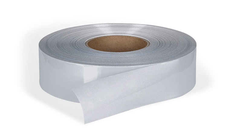 cinta retroreflectante de coser CARRINGTON gris plata reflectante