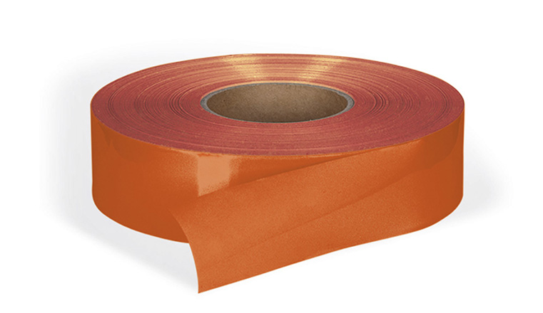 cinta retroreflectante termoadhesiva DUSK naranja fluor reflectante