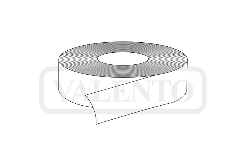 esquema Banda catarifrangente termo-adesiva  TRANSIT