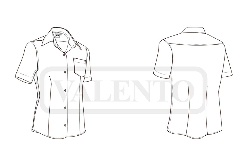 esquema Women S/S Shirt STAR