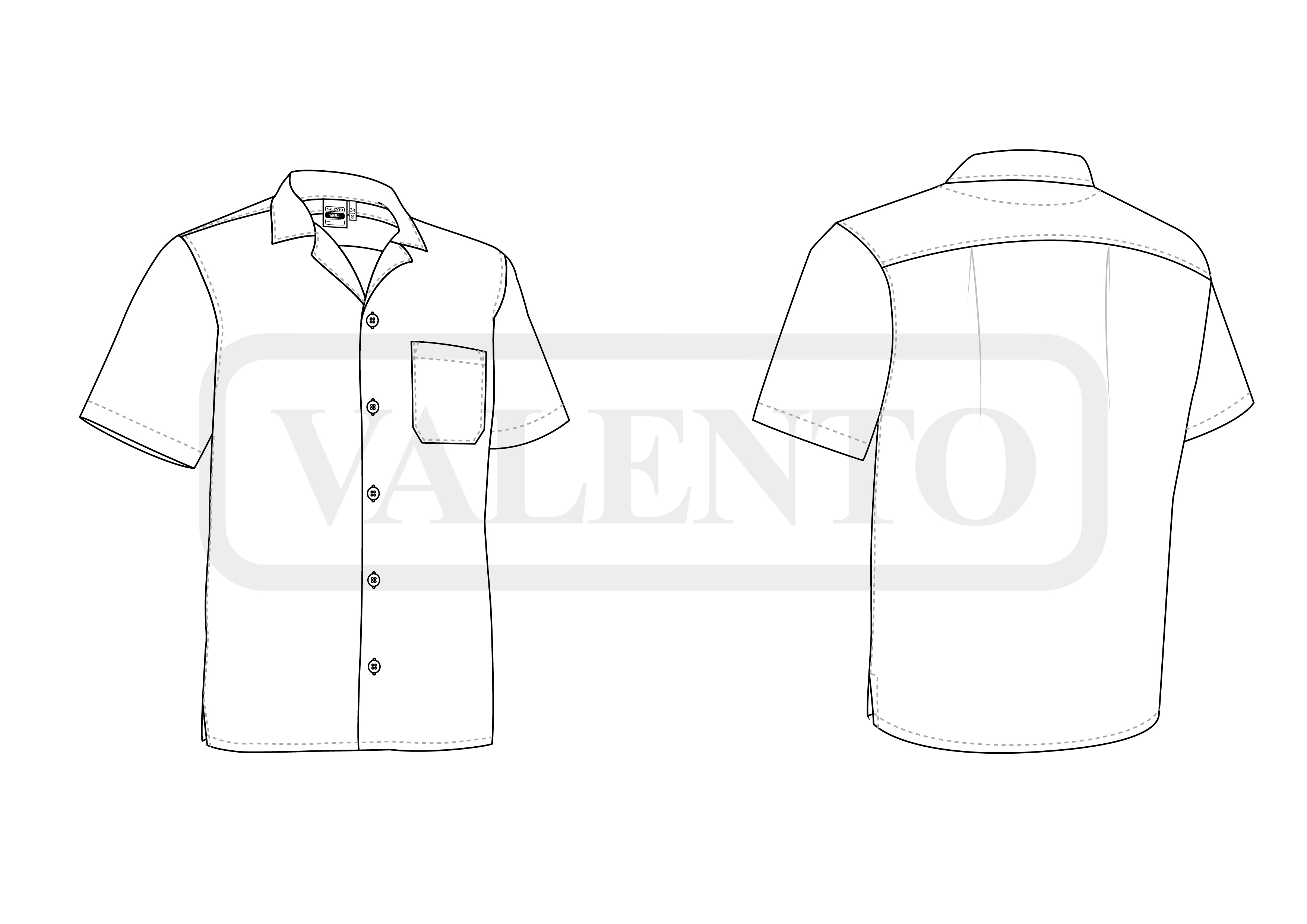 esquema Camisa M/C WHELL