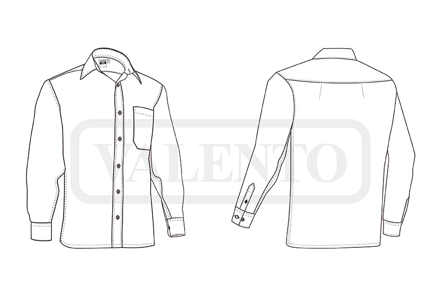 esquema Camicia M/L OPORTO