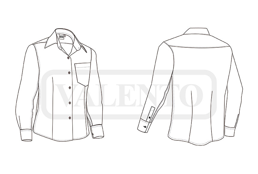 esquema Camisa M/Comprida Mulher PANTER