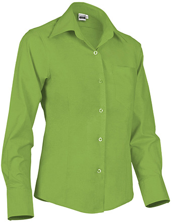 camisa mujer CEREMONY verde manzana