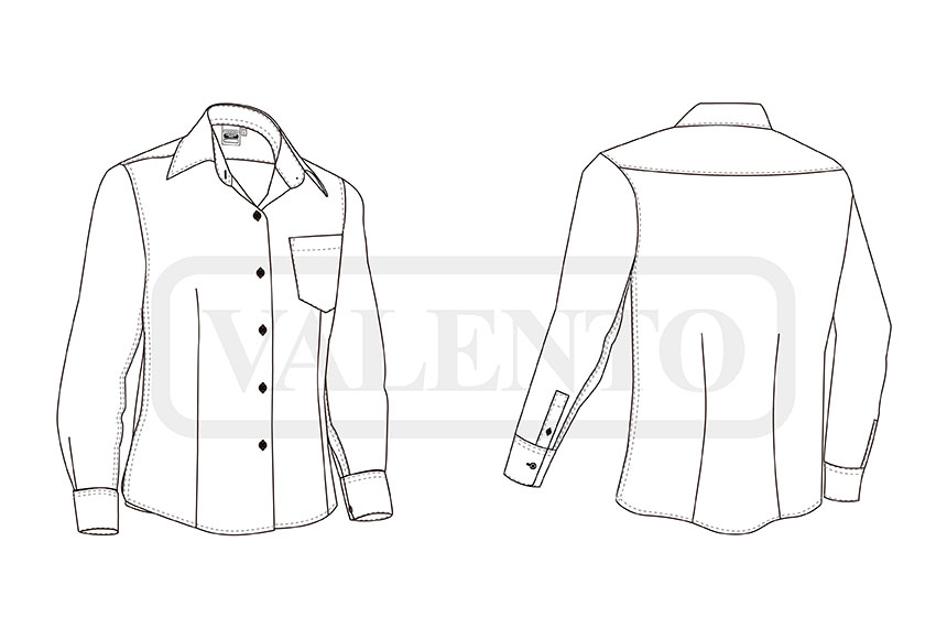 esquema Camisa M/Comprida Mulher CEREMONY