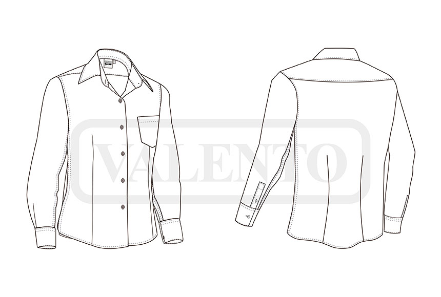 esquema Camicia M/L Donna STAR