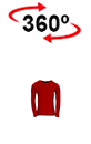 vista 360<sup>0</sup> Tricou pentru copii M/L RUDY