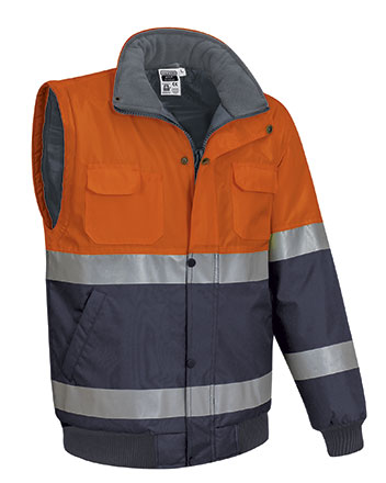 orange fluo-gris charbon