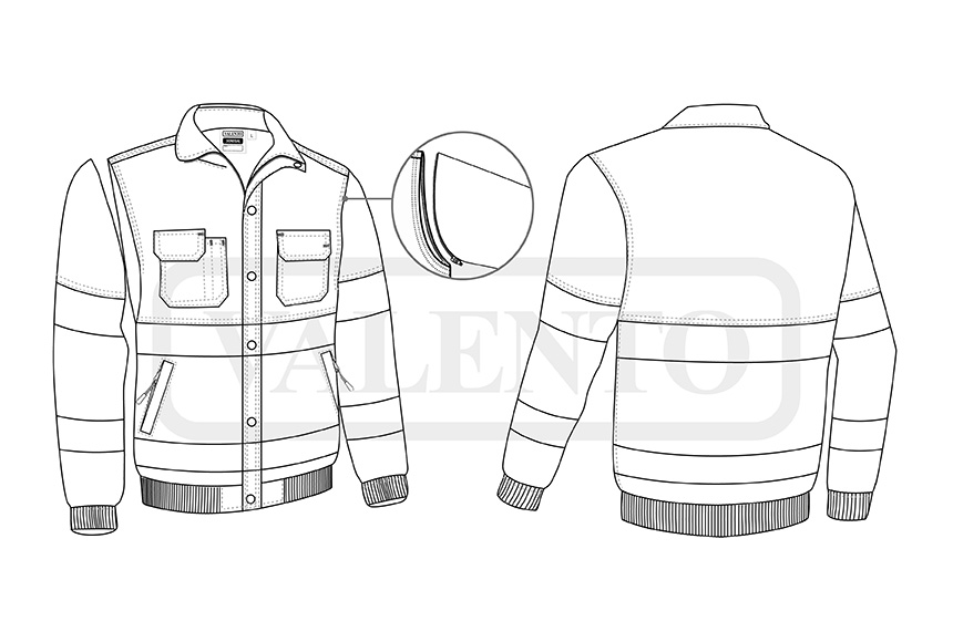 esquema Hi-Vis Detachable Jacket  DONEGAL