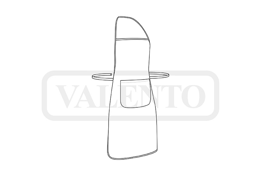 esquema Delantal CHEF