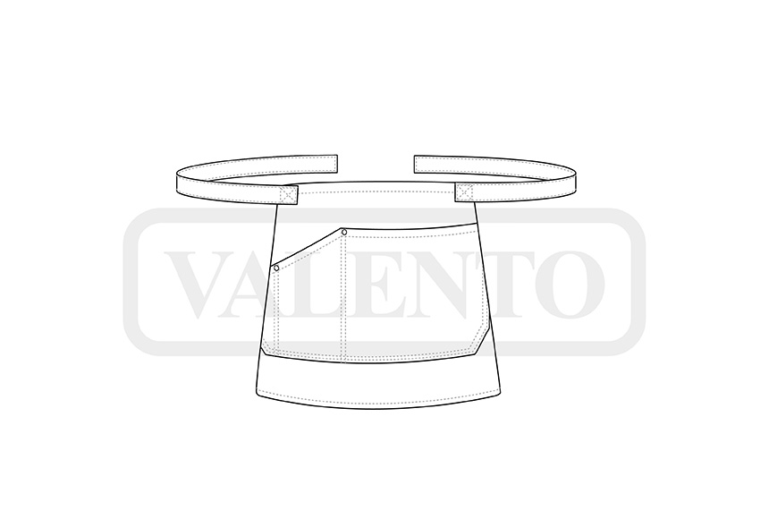 esquema Delantal DUNTON