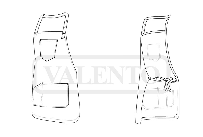 esquema Delantal MARLON