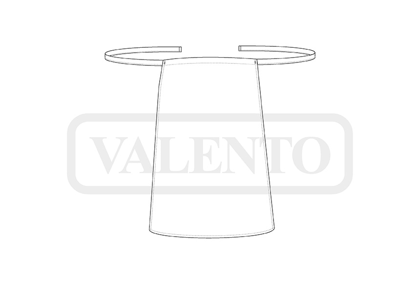 esquema Delantal MERLOT