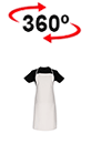 vista 360<sup>0</sup> Delantal MUSHROOM