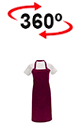 vista 360<sup>0</sup> Delantal PARMENTIER