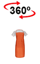 vista 360<sup>0</sup> Delantal PEPPER