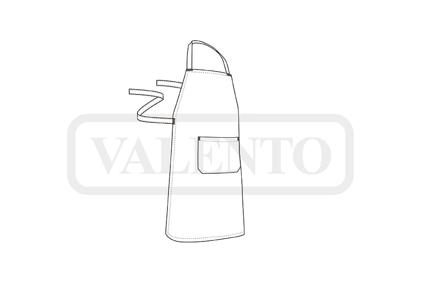 esquema Delantal ZUCCHINI