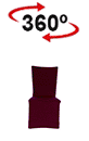 vista 360<sup>0</sup> Funda de silla THRONE