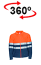 vista 360<sup>0</sup> Hi-Vis Fleece Jacket AIRPORT