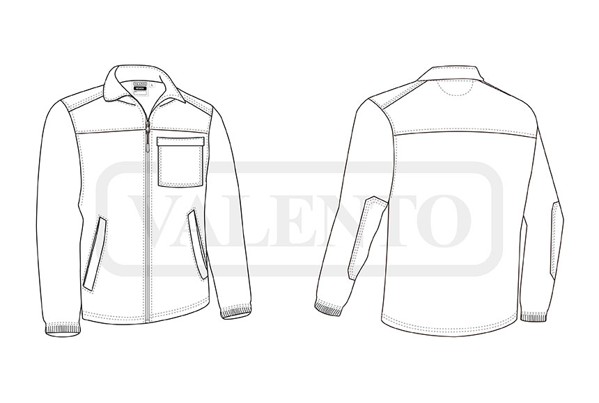 esquema Casaco polar NEVADA