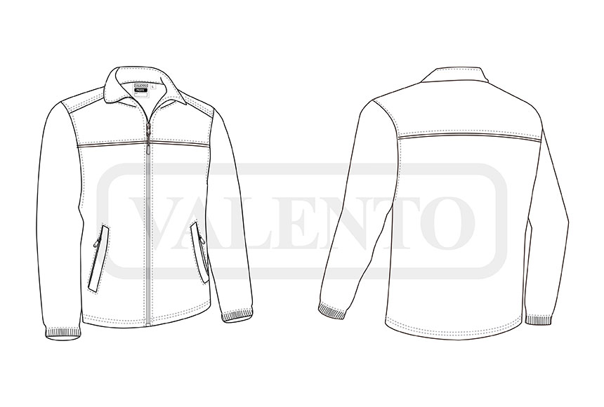 esquema Kurtka z polaru PACIFIC