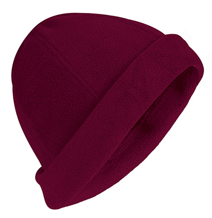 Gorro polar MONTREAL granate caoba