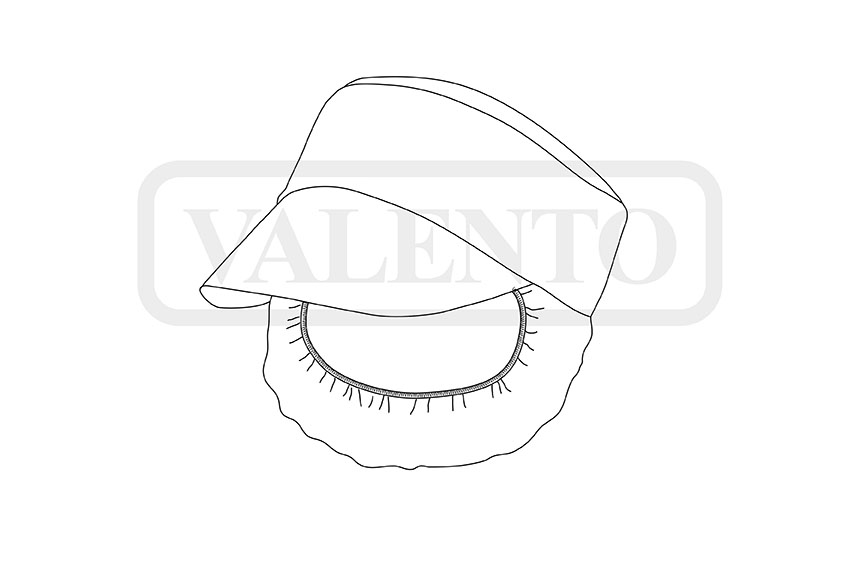 esquema Gorra desechable FORK