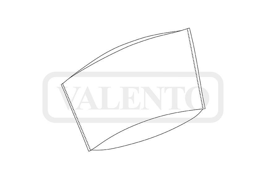 esquema Gorro desechable KNIFE