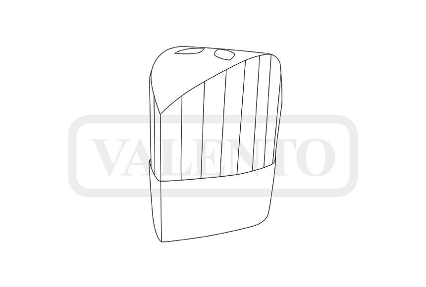 esquema Gorro de cocina desechable SPOON