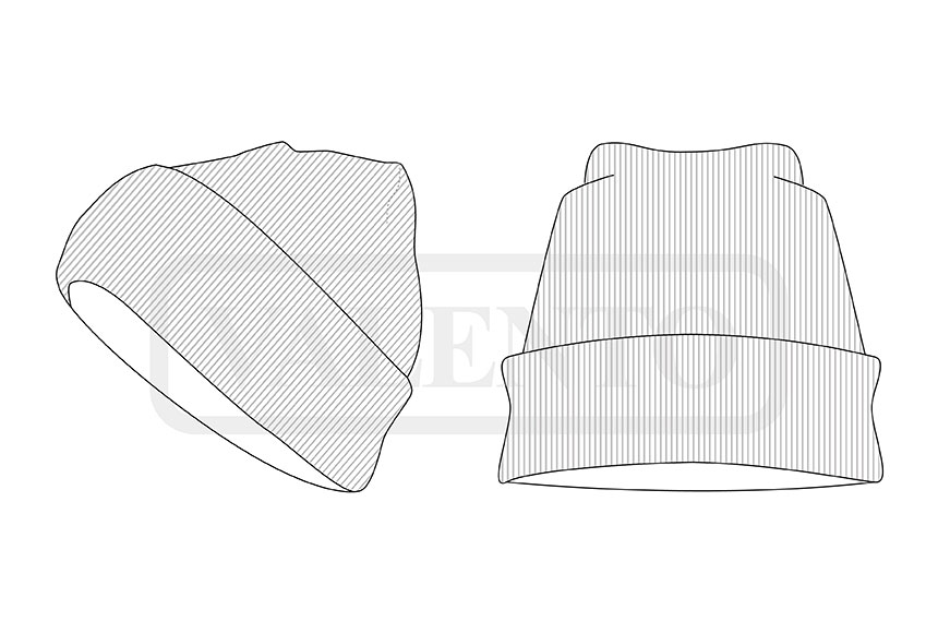 esquema Gorro de punto WINTER