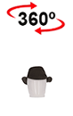 vista 360<sup>0</sup> Cappello estivo JONES