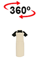 vista 360<sup>0</sup> Grembiule ZUCCHINI