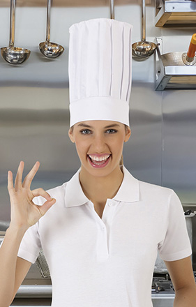 Gorro de Cocineo y Cocinera para adulto