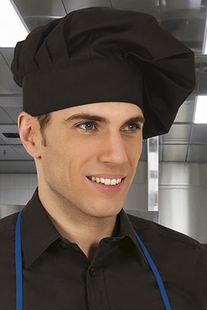 Cappello Chef TNT Nero 30 cm - RB DiviseRB Divise